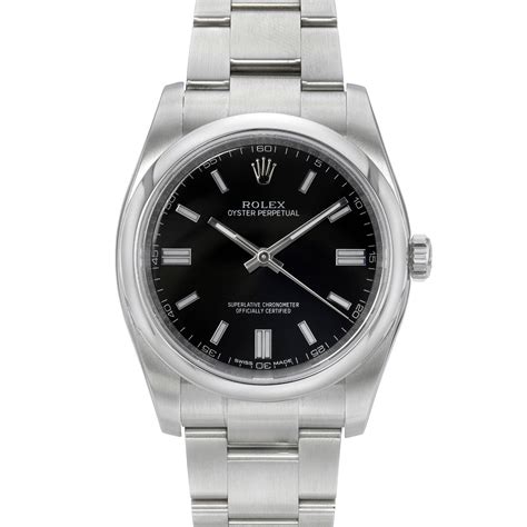 rolex 11600 black dial|Rolex oyster perpetual thickness.